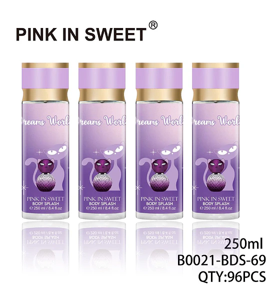 Body Splash "Dreams World" Pink In Sweet 250ml