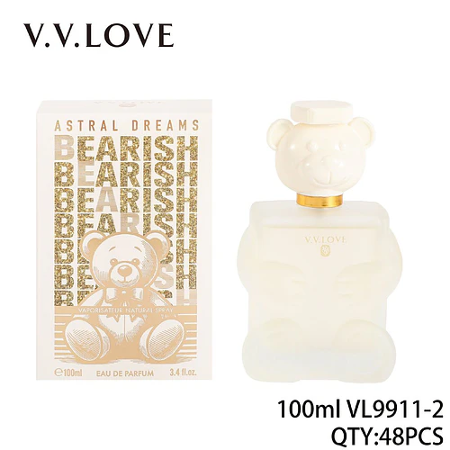 Eau de Parfum V.V. Love Astral Dreams Bearish con botella de osito - Chuys Beautys | Chuy's Beautys