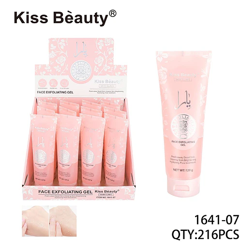 Gel Exfoliante Facial Iluminador Kiss Beauty Skin Clinic 120g - Chuys Beautys | Chuy's Beautys