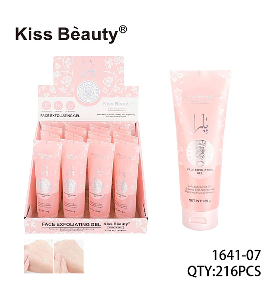 Gel Exfoliante Facial Iluminador Kiss Beauty Skin Clinic 120g
