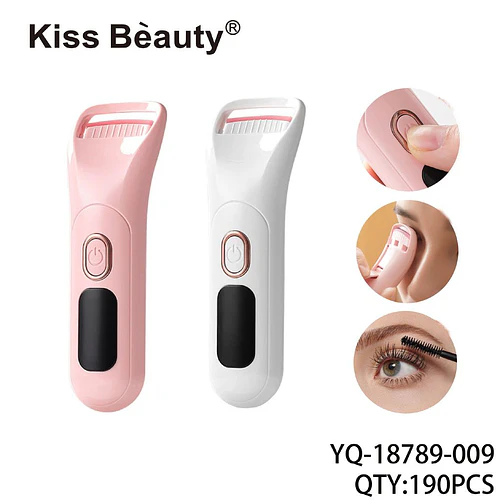 Rizador de pestañas eléctrico calentado portátil Kiss Bèauty - Chuys Beautys | Chuy's Beautys