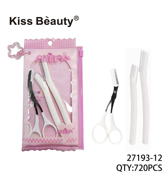 Set de herramientas de precisión para cejas Kiss Bèauty Annina