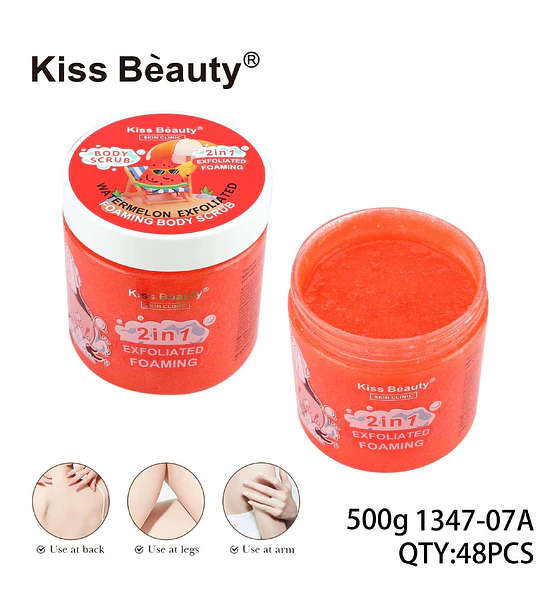 Exfoliante Corporal Espumoso 2 en 1 de Sandía Kiss Beauty Skin Clinic