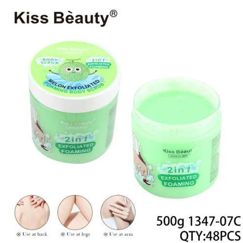 Exfoliante Corporal Espumoso 2 en 1 Kiss Bèauty con Extracto de Melón - Chuys Beautys | Chuy's Beautys