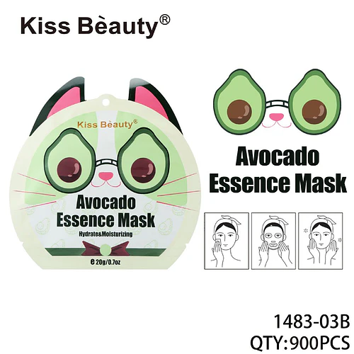 Mascarilla Facial de Aguacate Hidratante Kiss Bèauty - Chuys Beautys | Chuy's Beautys