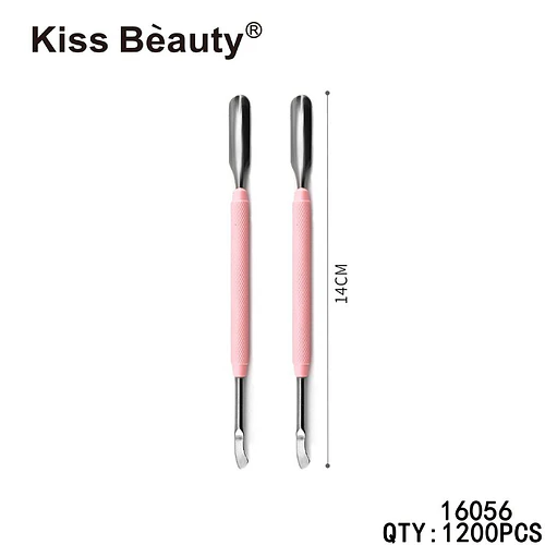 Empujador y limpiador de cutículas doble Kiss Bèauty 14cm - Chuys Beautys | Chuy's Beautys