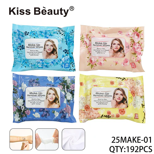 Toallitas Desmaquillantes Faciales Suaves Kiss Bèauty - Chuys Beautys | Chuy's Beautys