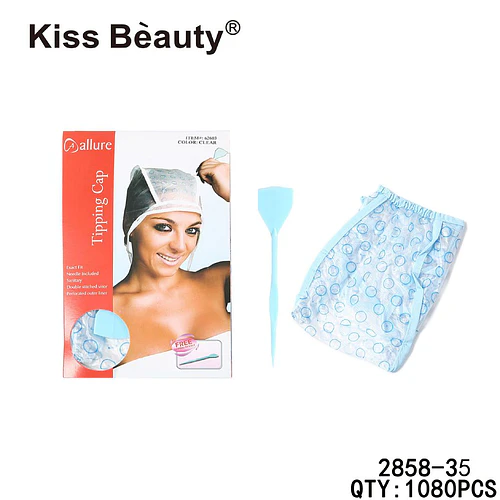 Gorro para Mechas Transparente con Aguja Kiss Bèauty Allure - Chuys Beautys | Chuy's Beautys