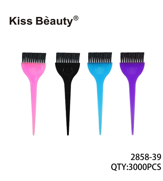 Set de 4 brochas aplicadoras de tinte para cabello Kiss Bèauty