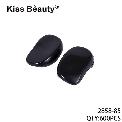 Cepillo Desenredante Compacto Ergonómico Negro Kiss Bèauty - Chuys Beautys | Chuy's Beautys