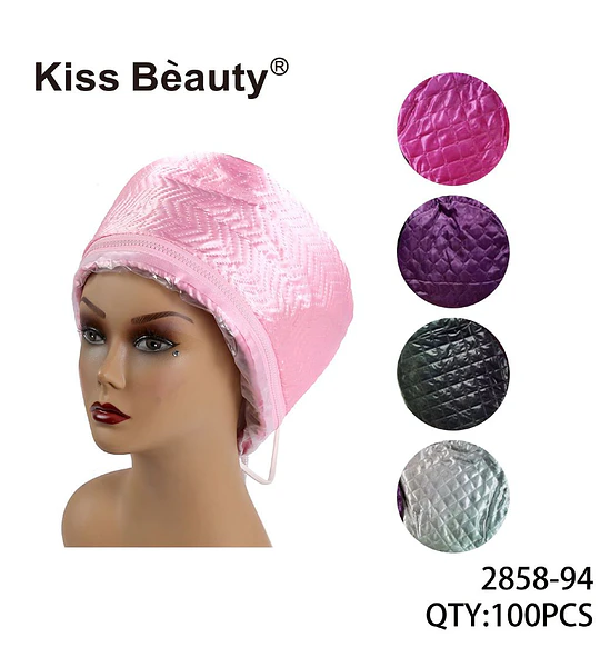 Gorro Térmico Eléctrico Acolchado Kiss Bèauty para Tratamientos Capilares