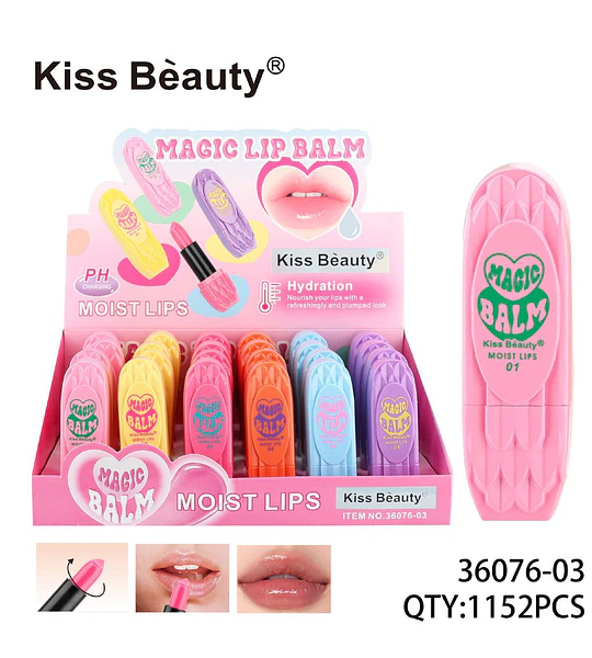 Bálsamo Labial Mágico PH Cambiante Kiss Beauty Hidratante