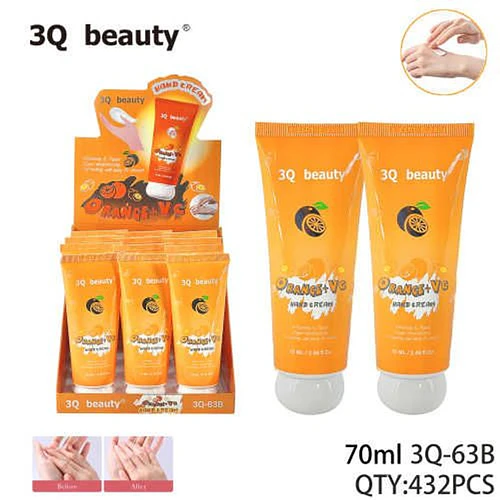 Crema de Manos Hidratante 3Q beauty con Naranja y Vitamina E - Chuys Beautys | Chuy's Beautys