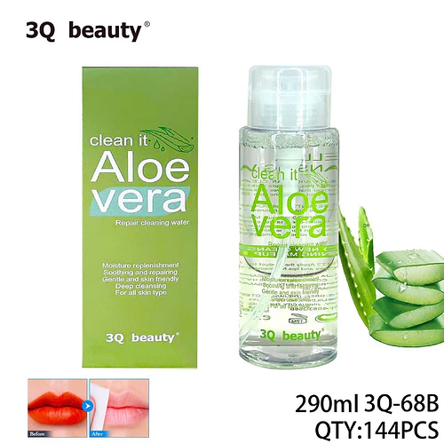 Agua Limpiadora Reparadora con Aloe Vera 3Q Beauty 290ml - Chuys Beautys | Chuy's Beautys