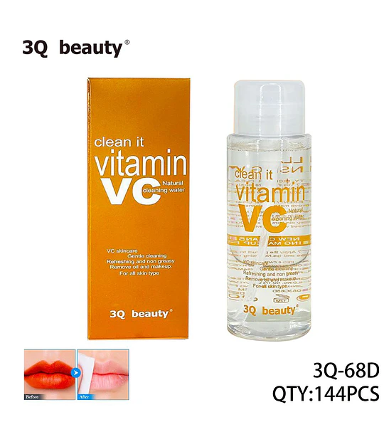 Agua Limpiadora Natural con Vitamina C 3Q Beauty