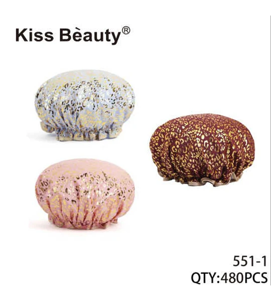 Gorro de ducha reutilizable con estampado animal Kiss Bèauty