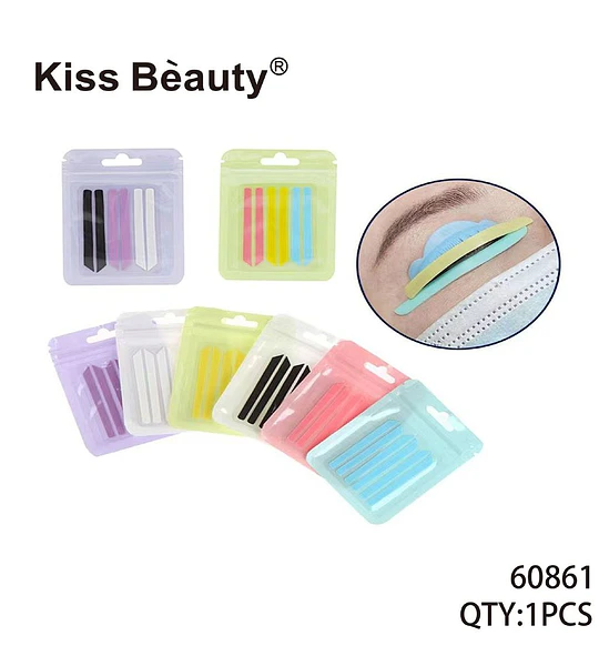 Kit de Almohadillas de Silicona Reutilizables para Lifting de Pestañas Kiss Bèauty