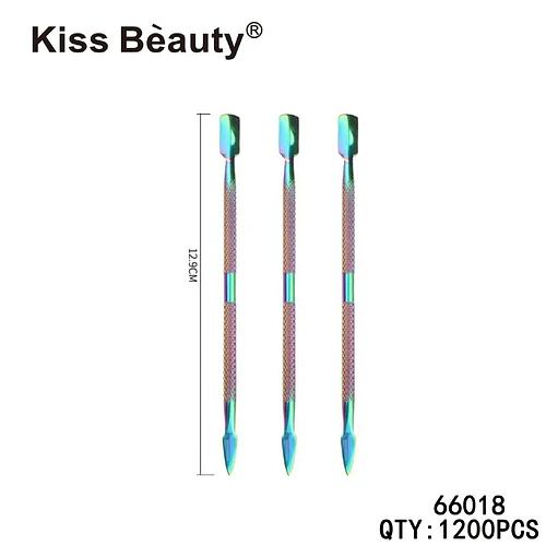 Empujador de Cutículas Doble Punta Iridescent Kiss Bèauty - Chuys Beautys | Chuy's Beautys