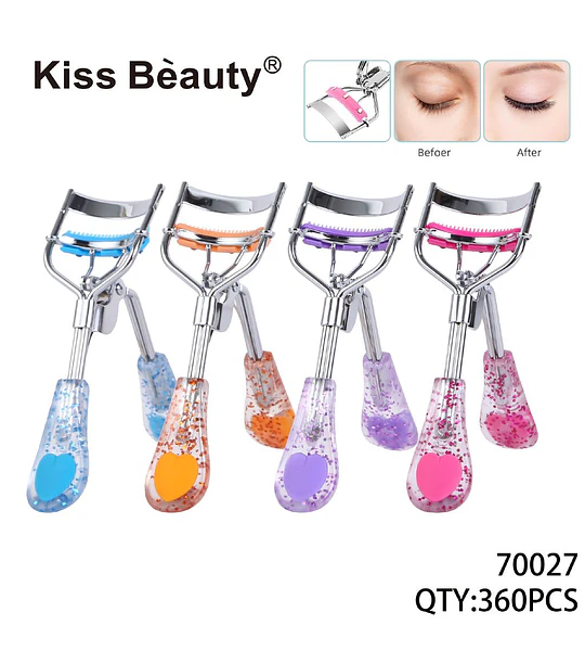 Rizador de Pestañas Profesional con Mango Glitter Kiss Bèauty