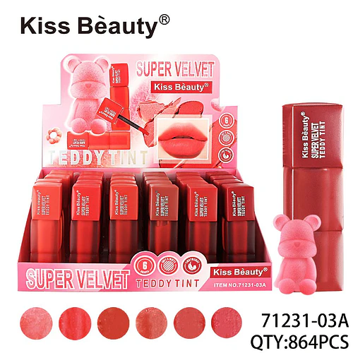 Tinta Labial Líquida Super Velvet Kiss Bèauty Teddy Tint - Chuys Beautys | Chuy's Beautys