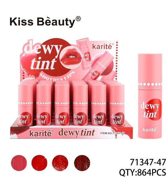 Tinte Labial Hidratante Dewy Kiss Bèauty Karité para Labios Suaves