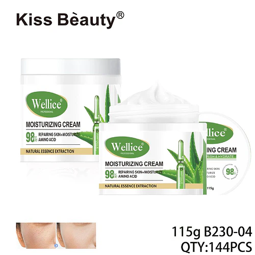 Wellice Crema Hidratante Reparadora con 98% Aminoácidos y Extractos Naturales - Chuys Beautys | Chuy's Beautys