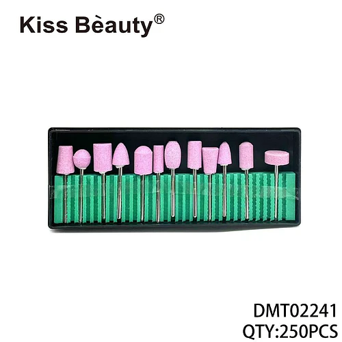 Set de fresas pulidoras de cerámica para uñas Kiss Bèauty - Chuys Beautys | Chuy's Beautys