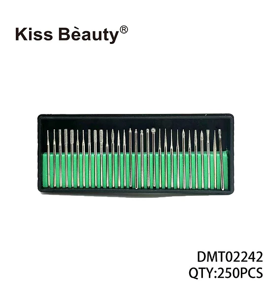 Set de Fresas de Diamante para Torno de Uñas Kiss Bèauty Profesional