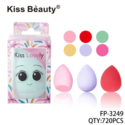 Esponjas de Maquillaje Suaves Kiss Bèauty para Aplicación Uniforme - Chuys Beautys | Chuy's Beautys