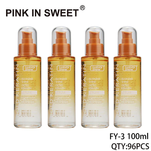 Serum Capilar PINK IN SWEET Luxury Shine con Keratina Dorada 100ml - Chuys Beautys | Chuy's Beautys