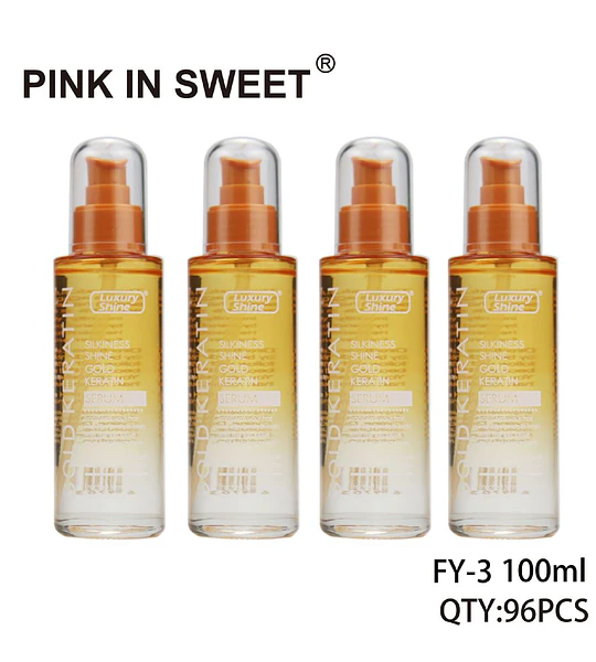 Serum Capilar PINK IN SWEET Luxury Shine con Keratina Dorada 100ml