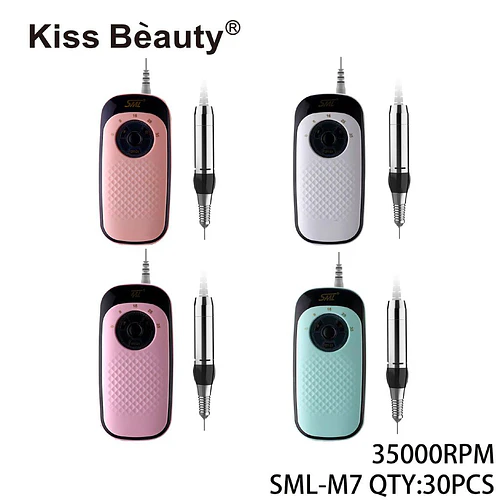Torno Eléctrico Profesional Kiss Bèauty SML-M7 para Uñas 35000 RPM - Chuys Beautys | Chuy's Beautys