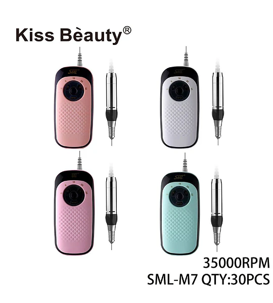 Torno Eléctrico Profesional Kiss Bèauty SML-M7 para Uñas 35000 RPM