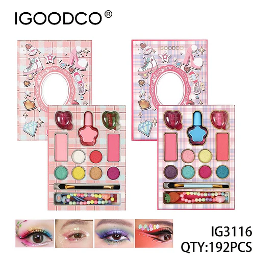 Paleta de Maquillaje Vibrante IGOODCO con Sombras de Ojos y Rubores - Chuys Beautys | Chuy's Beautys