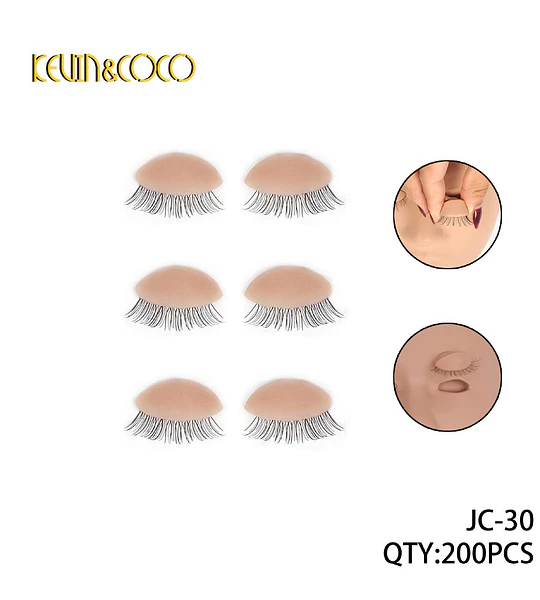 Pestañas postizas de práctica KEWIN&COCO para entrenamiento de maquillaje
