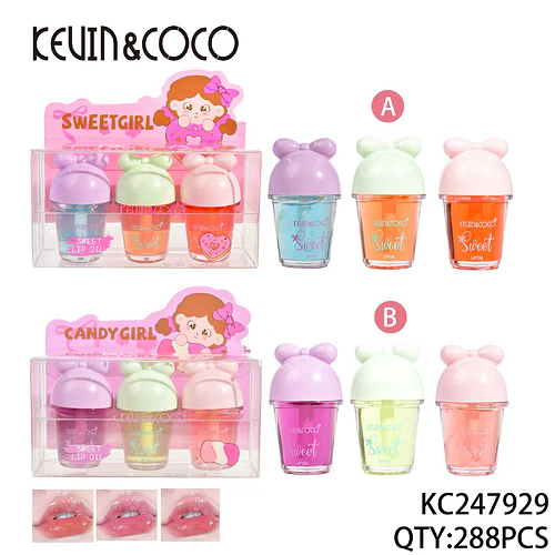 Aceite Labial Hidratante Sweet Lip Oil KEVIN&COCO con Diseño Encantador - Chuys Beautys | Chuy's Beautys