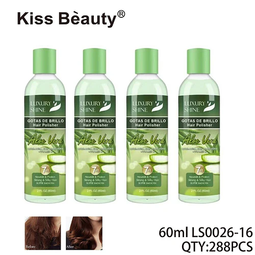 Pulidor Capilar con Aloe Vera para Brillo y Suavidad Kiss Bèauty - Chuys Beautys | Chuy's Beautys