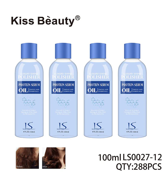 Kiss Bèauty Luxury Shine Polisher Serum de Proteína y Aceite Capilar