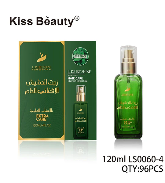 Aceite Capilar Profesional Kiss Bèauty con Esencia Natural de Hierbas Afganas