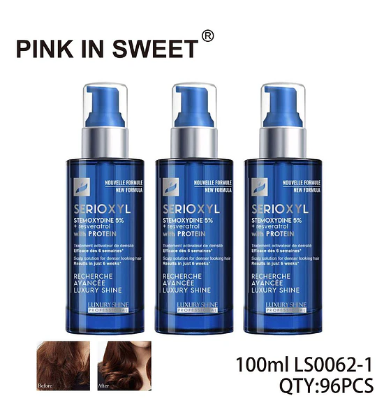 Tratamiento capilar Serioxyl Stemoxydine 5% para densidad y brillo profesional