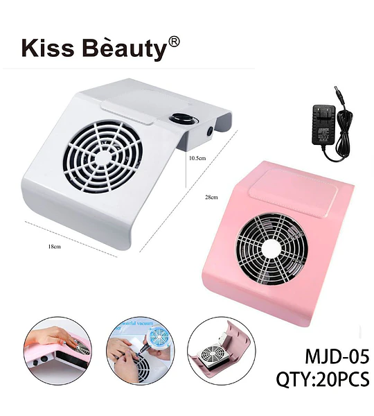 Colector de Polvo para Uñas Kiss Bèauty MJD-05 con Aspiración Potente