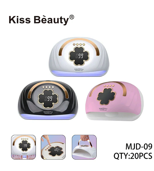 Lámpara de uñas LED UV 248W con pantalla digital Kiss Bèauty