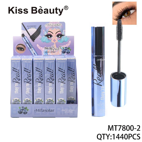 Kiss Beauty Mascara de Volumen Intenso con Arándano y Quinoa - Chuys Beautys | Chuy's Beautys