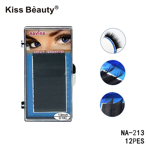 Pestañas de Seda Navina 13mm 0.10C para Volumen Natural - Chuys Beautys | Chuy's Beautys