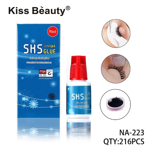 Kiss Beauty SKS Red Pegamento para Pestañas Postizas - Chuys Beautys | Chuy's Beautys
