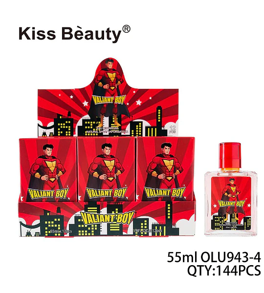 Kiss Bèauty Valiant Boy Eau de Parfum para Hombre 55ml