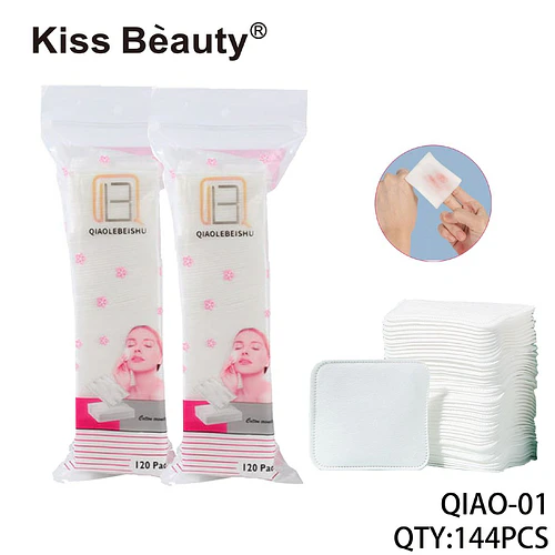 Discos desmaquillantes faciales de algodón suaves Kiss Beauty - Chuys Beautys | Chuy's Beautys