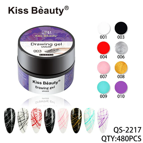 Gel de Dibujo Spider Kiss Bèauty para Nail Art UV/LED 6ml - Chuys Beautys | Chuy's Beautys