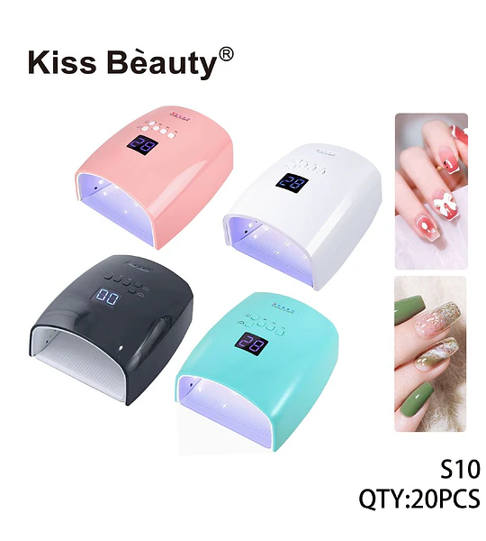 Lámpara UV LED para Uñas Kiss Bèauty S10 con Temporizador Digital