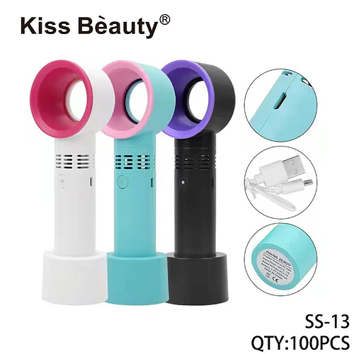 Ventilador portátil sin aspas Kiss Bèauty para secado de pestañas y maquillaje - Chuys Beautys | Chuy's Beautys